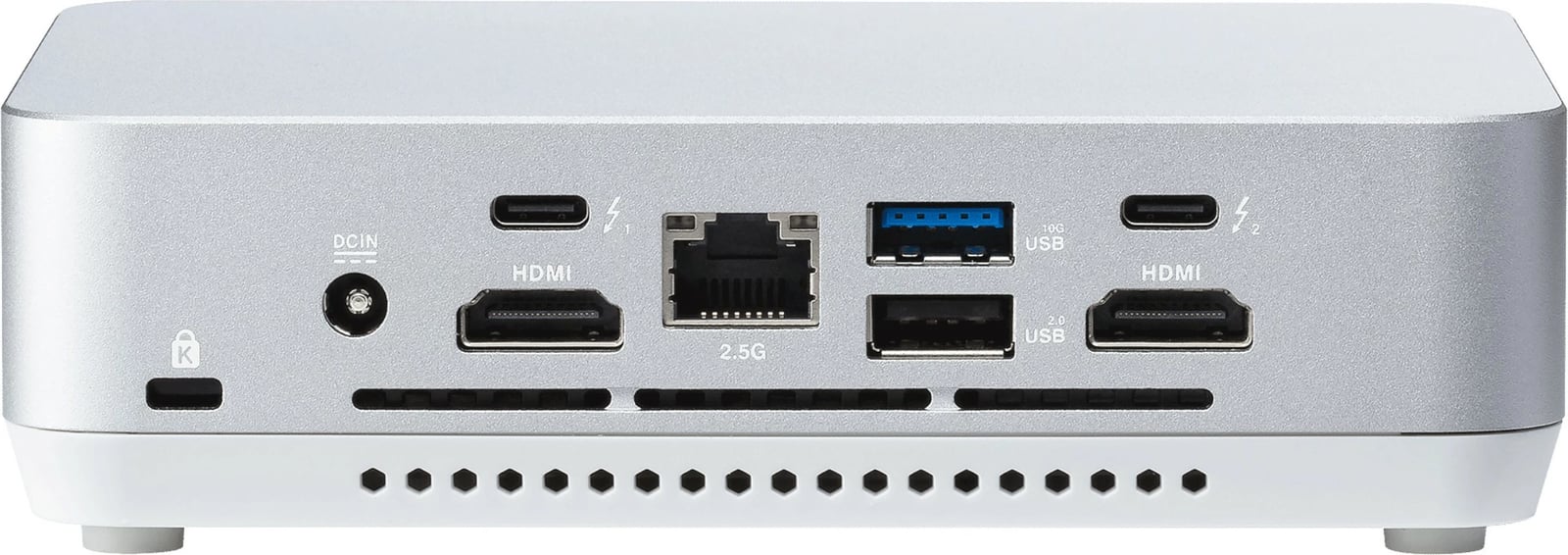 Kasë mini ASUS NUC 14 Pro+ RNUC14RVSU500000I, Intel Core Ultra 5, DDR5, Intel Arc, Wi-Fi 6E, argjendtë