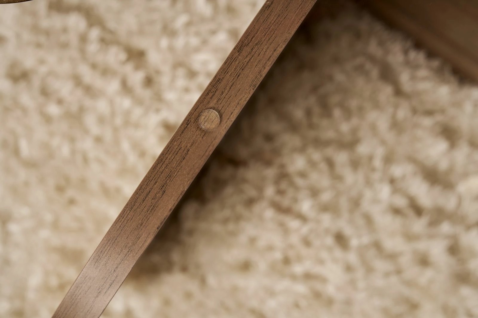 Tavolinë kafeje Nordure, Aeris, ngjyrë arre, xham transparent