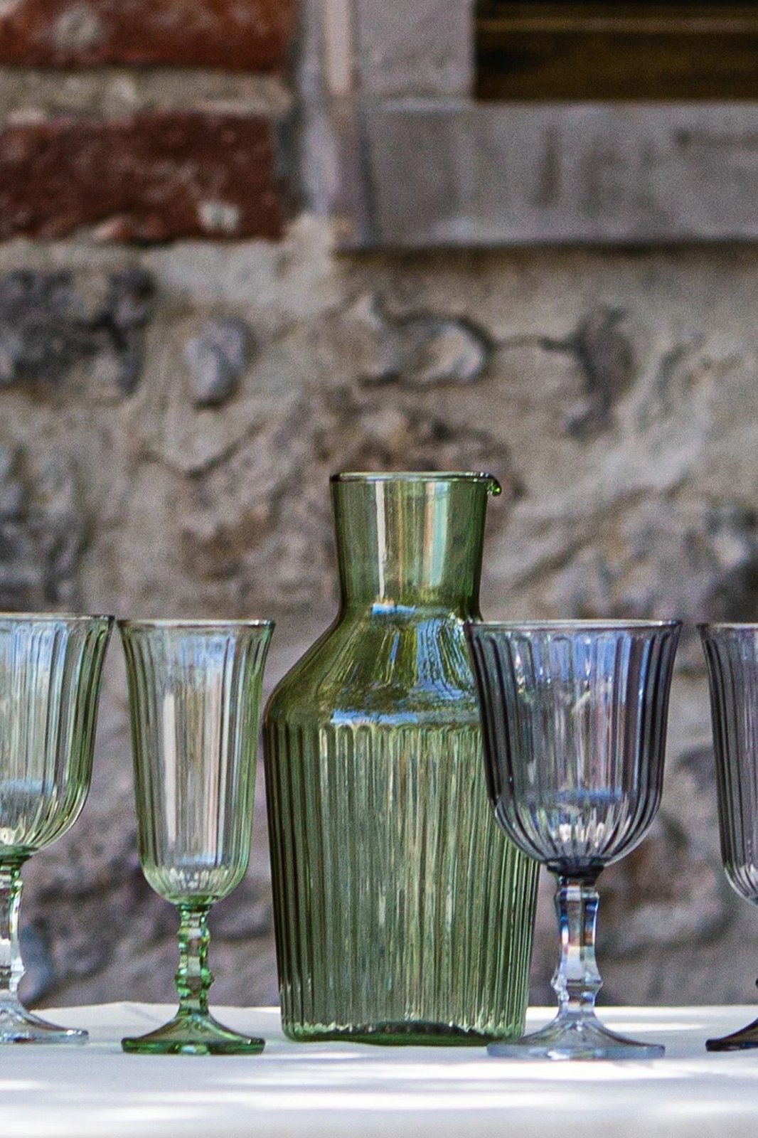 Shishe qelqi, ngjyrë e gjelbër, Hermia Concept, 1000ml, 9x9x21.5cm