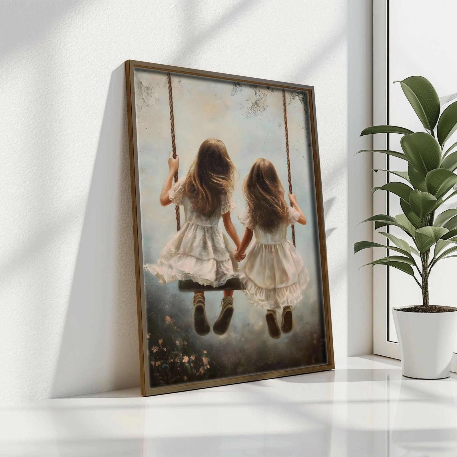 Pikturë dekorative me kornizë, MDF, shumëngjyrëshe, Wallity, GE238-L