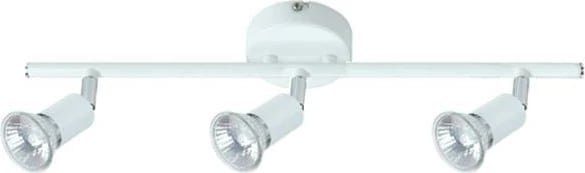 Spot i trefishtë MEGAMAN Irma III, në shinë muri, Ø8x50.5cm, i bardhë