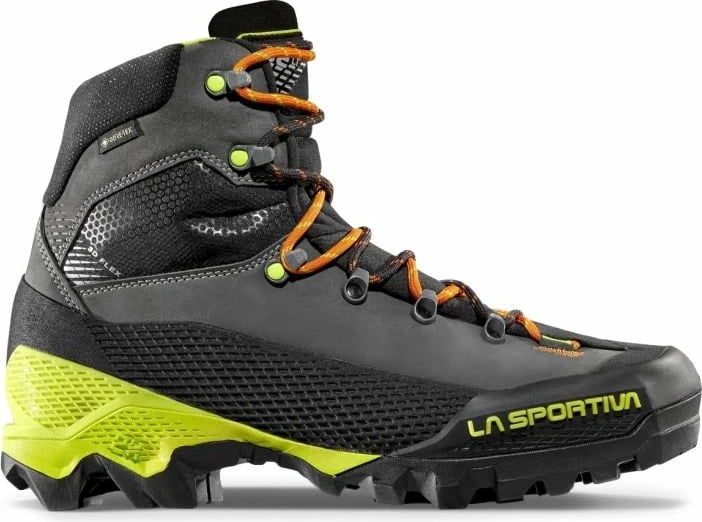 Çizme alpinizmi La Sportiva për meshkuj, carbon/lime punch