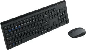 Set wireless tastierë dhe maus RAPOO 8110M, i zi