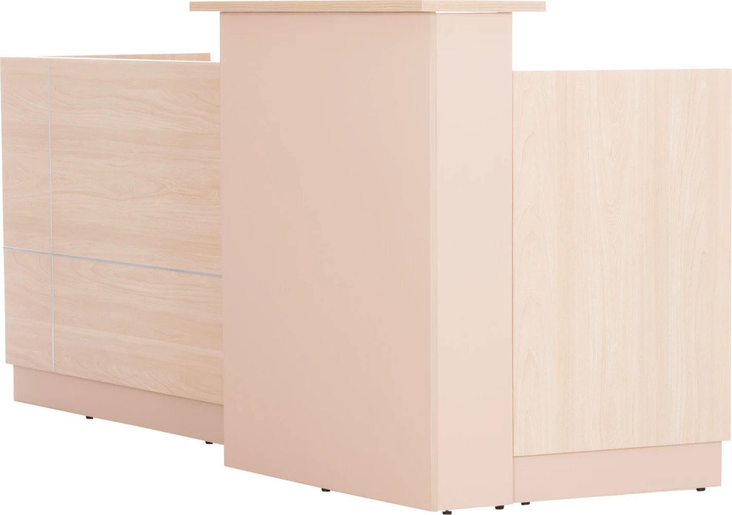 Tavolinë recepsioni DALTON FH2068.02 melaminë, sonama-bardhë, 240x80x106H cm