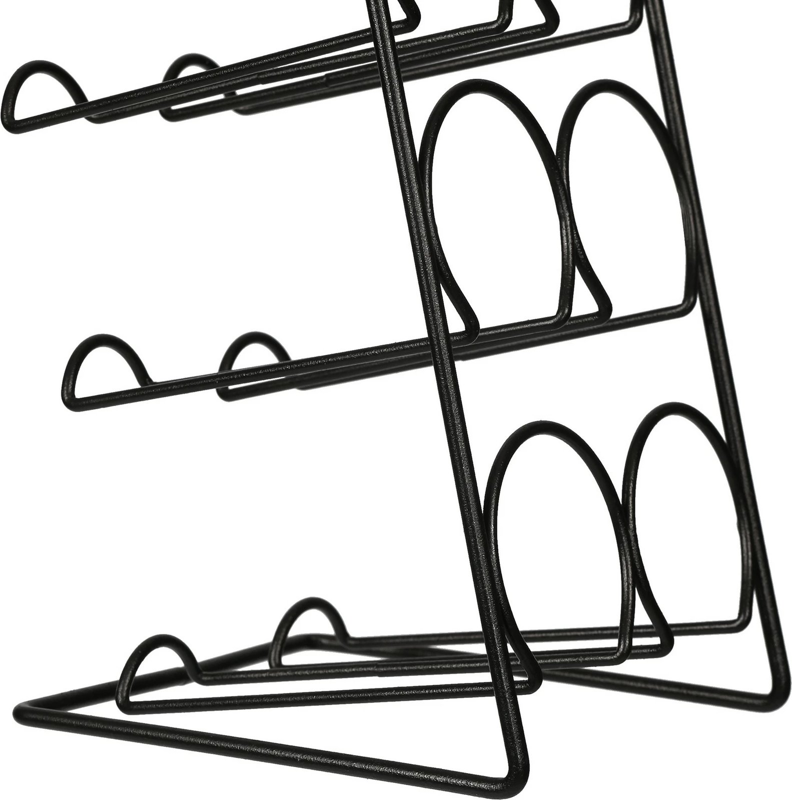 Mbajtës shishe vere, Skye Decor, ngjyrë e zezë