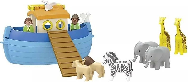 Set figurina Playmobil Junior 71681 Arka e Noes, 15 pjesë