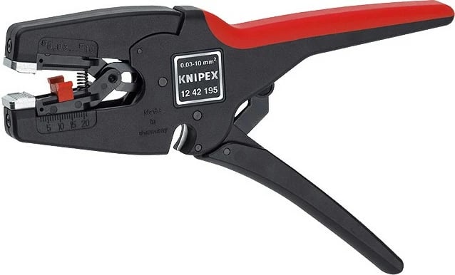 Vegël zhveshëse automatike Knipex MultiStrip 10, 0.03-10 mm², e zezë/kuqe