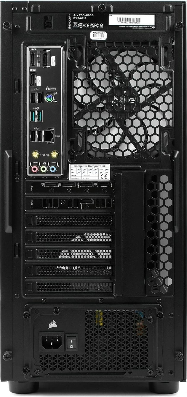 Kompjuter Komputronik Ultimate X714 [K05] i7, RTX 4070 Ti Super, 32GB, 1TB+2TB, W11H, e zezë
