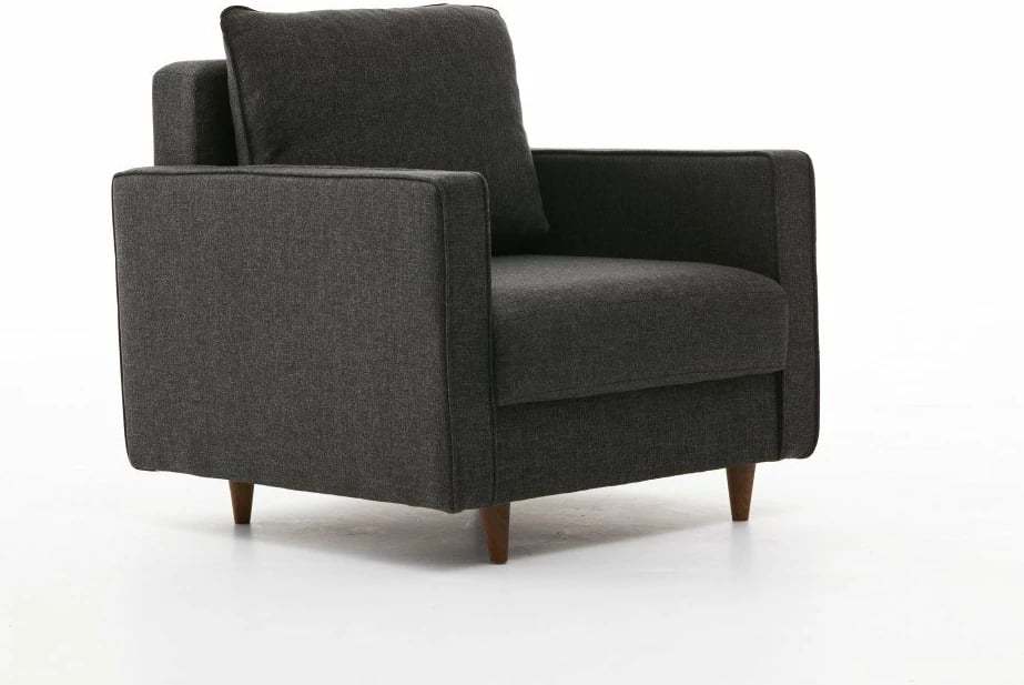 Karrige një vendëshe Eva, ngjyrë antracit, Atelier del Sofa