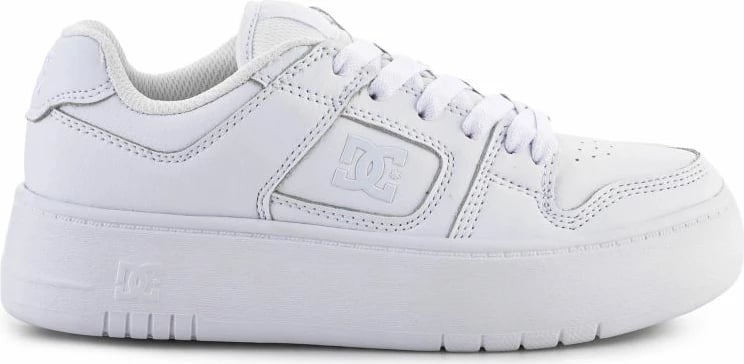 Atlete skate DC për femra, të bardha