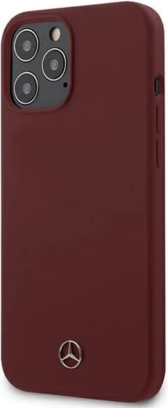 Mbështjellës Mercedes MEHCP12LSILRE për iPhone 12 Pro Max 6.7", silikon, i kuq