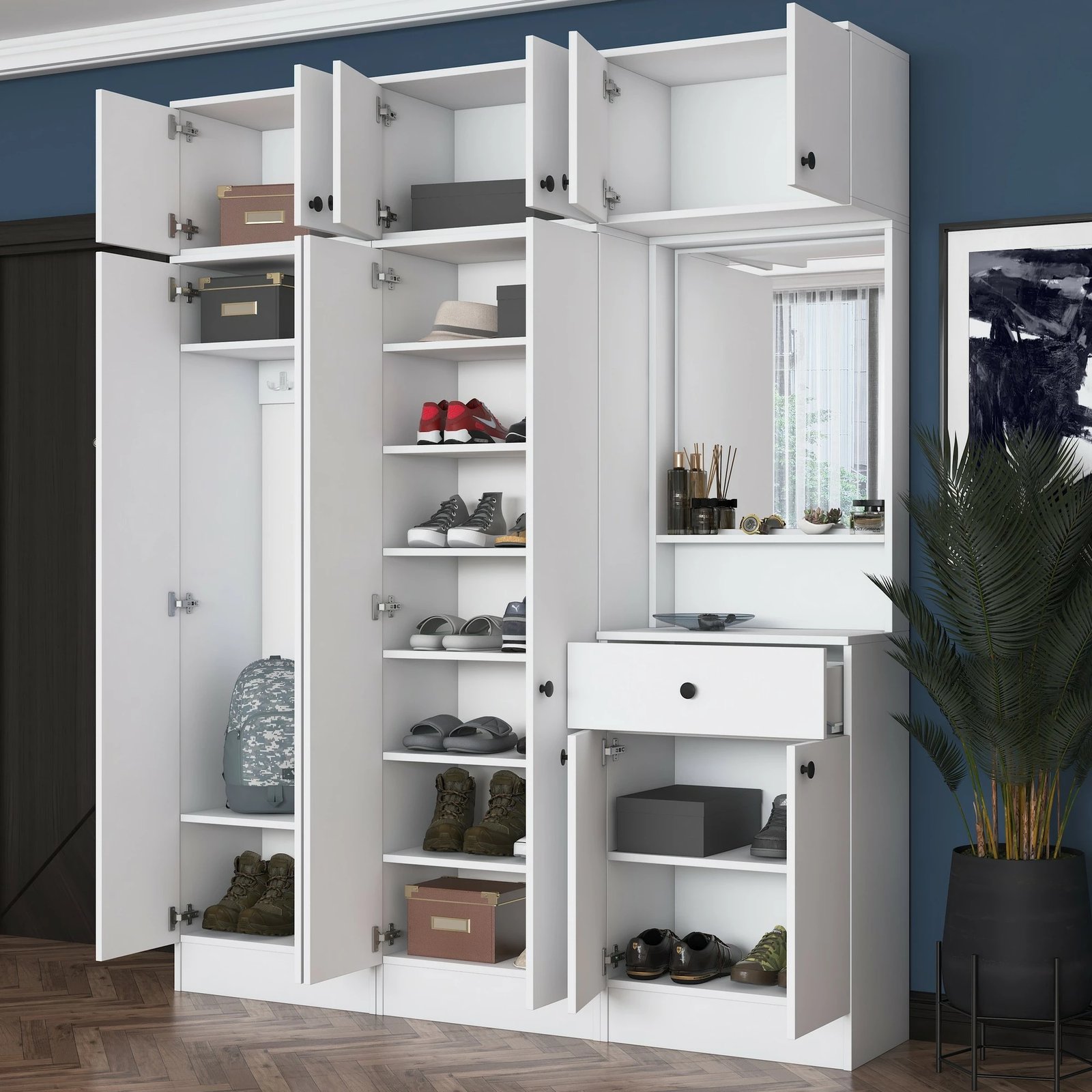 Stendë korridori Skye Decor, e bardhë, EA142 - 3450