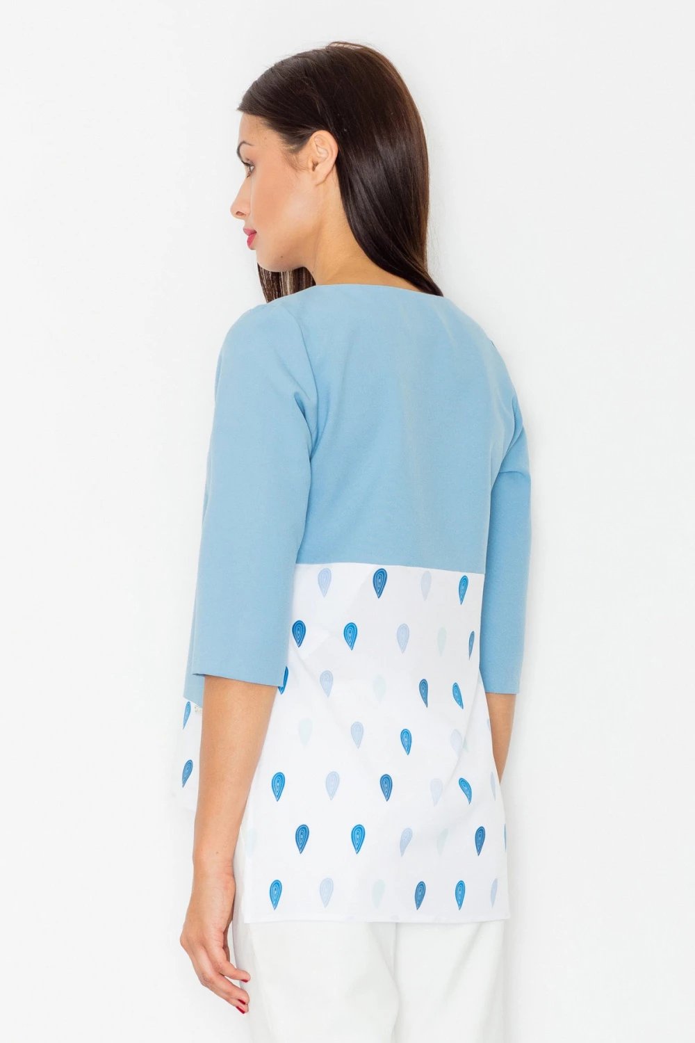 Bluzë Figl model 77128, e kaltër