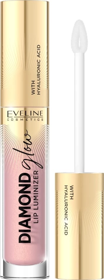 Lip gloss për femra Eveline Cosmetics Diamond Glow Lip Luminizer 03 Caramel Ice Cream 4.5ml