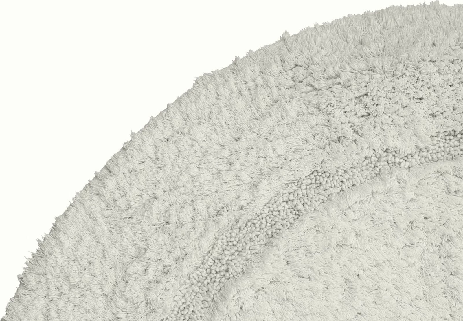 Tapet për banjo Mijölnir, lesh, ecru, 90x90cm