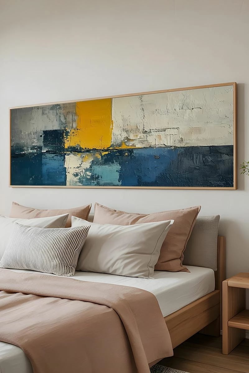 Pikturë dekorative me kornizë, shumëngjyrëshe, Wallity, Artsmdfyty14-50120, 50x120cm