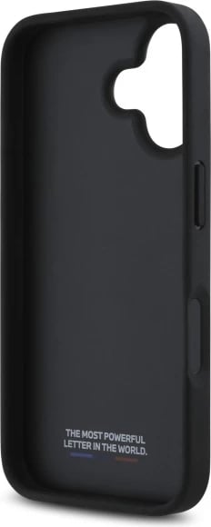 Mbështjellës BMW M Perforated Tricolor Detail Line për iPhone 16, Gri e errët