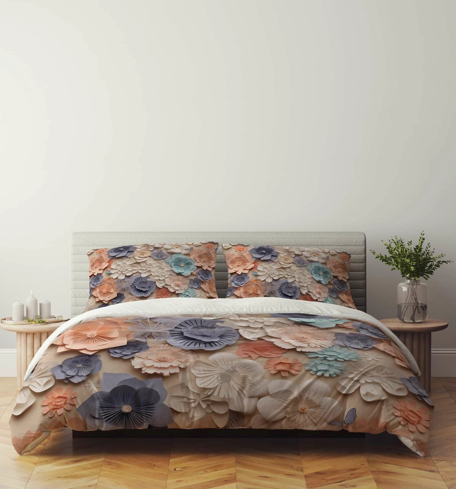 Set mbulesë për jorgan dopio, shumëngjyrësh, L'essentiel, FLW_DVT25-20