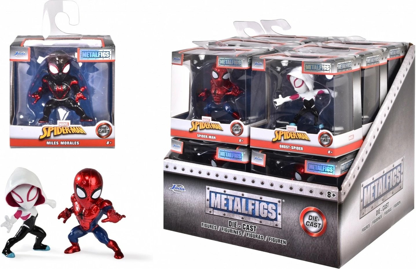 Figurinë metalike Marvel JADA TOYS 6.5 cm, modele të ndryshme