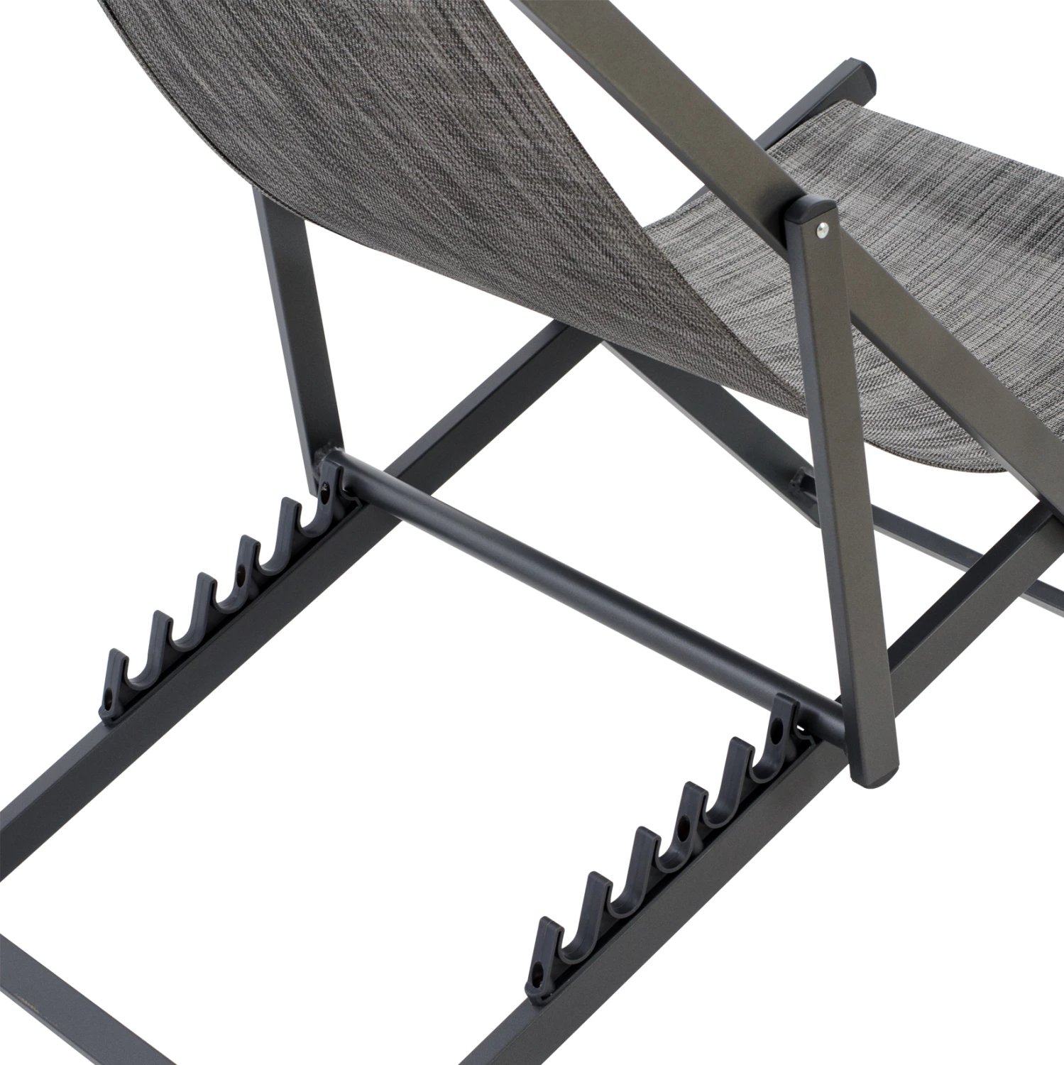 Karrige lounge profesionale KEA FH5076.10 alumini & textilene ngjyrë gri 59,5x102,5x94H cm