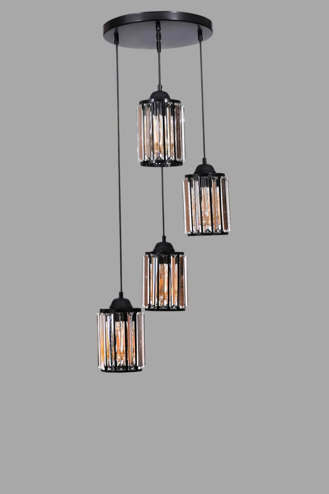 Kandil tavani Opviq, i zi, 4 llampa, 9040-4