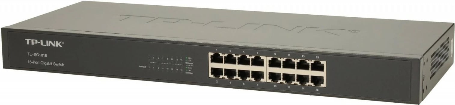 Switch TP-LINK TL-SG1016, 16 porta, 1GbE, Desktop/Rack