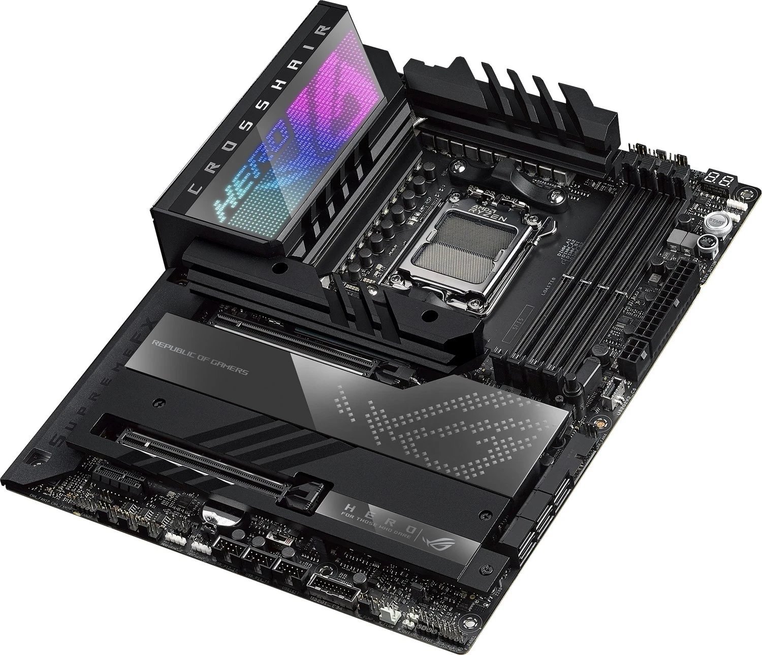 Pllakë amë Asus Rog Crosshair X670E Hero, DDR5, AMD X670 Pllakë amë Asus Rog Crosshair X670E Hero, DDR5, AMD X670