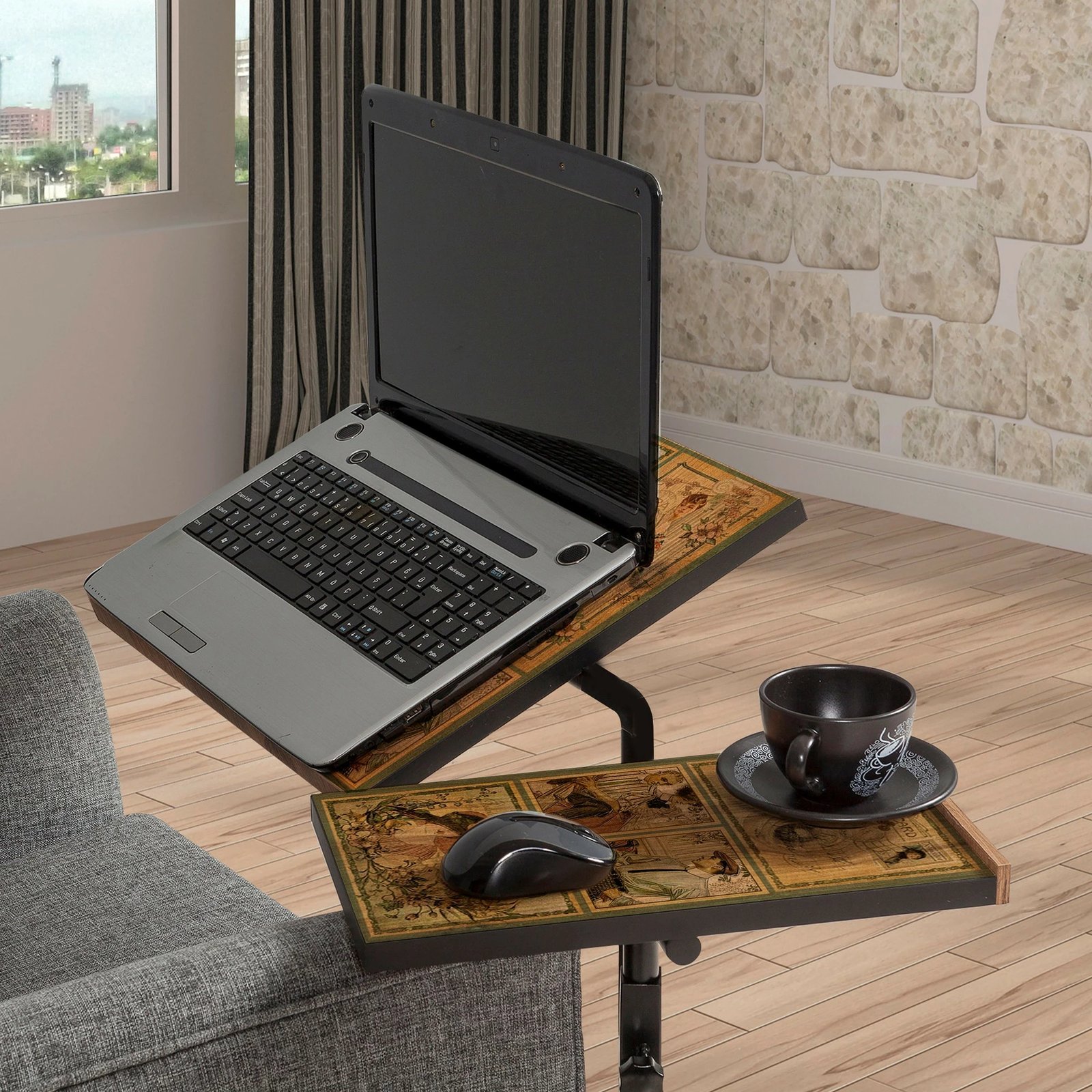 Tavolinë qëndrimi për laptop, Hanah Home Glen 732, Atlantic