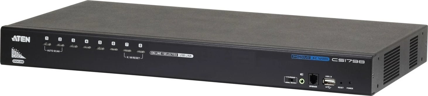 Switch KVM ATEN CS1798, 8 porta, USB, HDMI/Audio, i zi