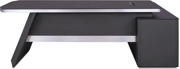 Tavolinë profesionale për zyre, kënd i majtë, ngjyrë trëndafili, FH2083L, 220x180x76 cm