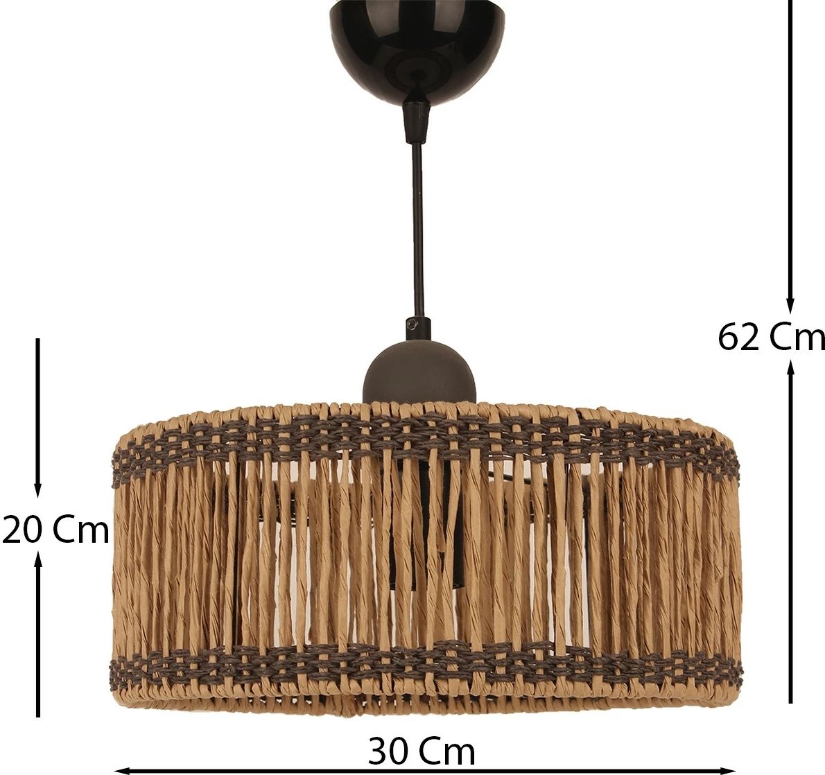 Llambë tavani Opviq, BK026, ngjyrë ecru, trup metalik, kapak makrame, lartësi e rregullueshme Llambë tavani Opviq, BK026, ngjyrë ecru, trup metalik, kapak makrame, lartësi e rregullueshme