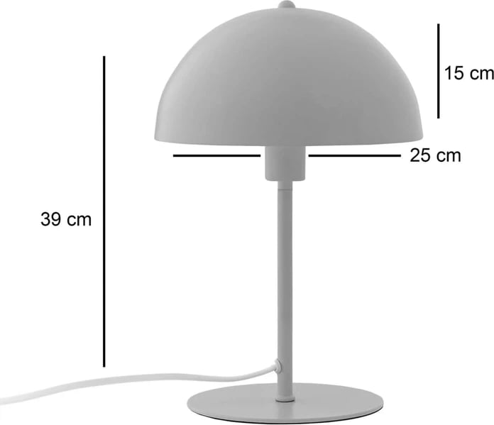 Llambë tavoline Desker E27 metal-mint green D25x39cm
