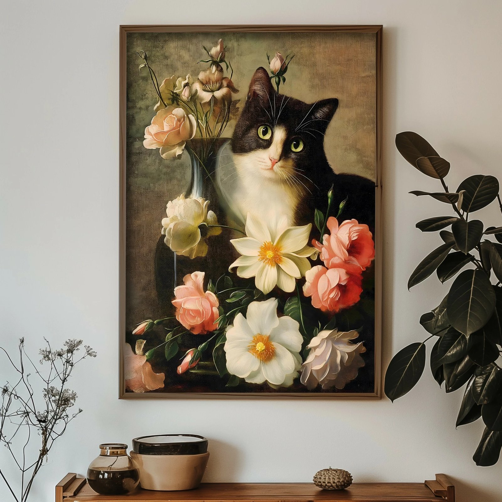 Pikturë dekorative me kornizë MDF, Wallity, GE064-L