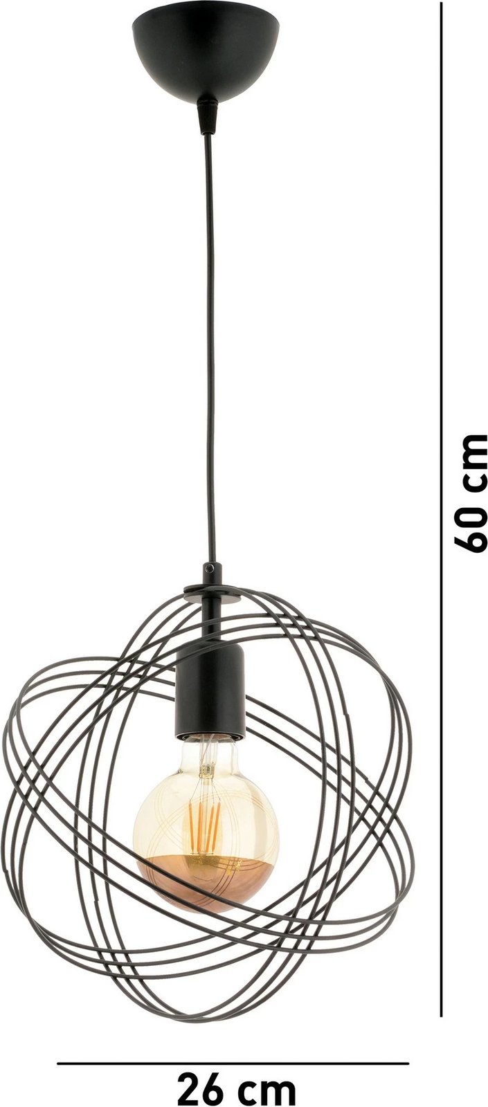 Llambë tavani Opviq Sheldon, e zezë Llambë tavani Opviq Sheldon, e zezë