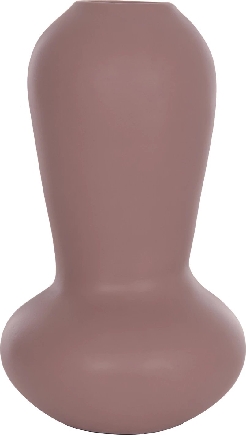 Vazo dekorative tavoline CHELIN, terrakotë, ngjyrë vjollcë, FH4670L, 22x37cm