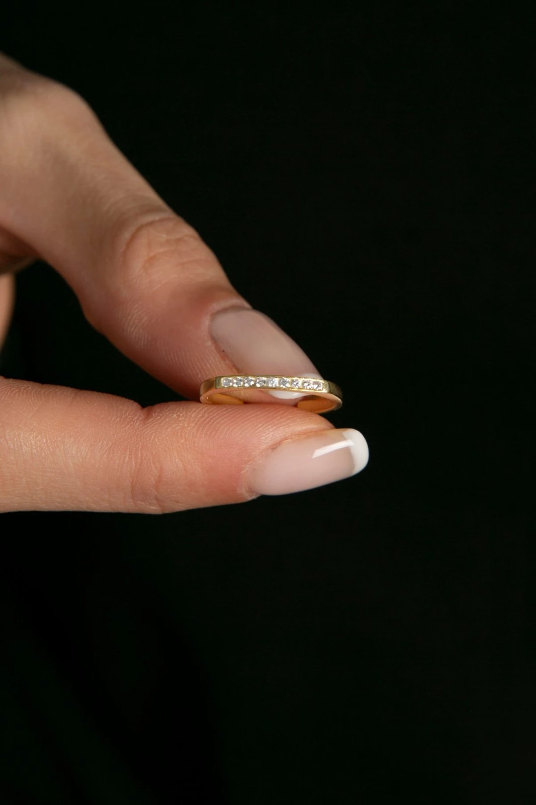 Unazë argjendi Elika, ngjyrë ari, FA182942A