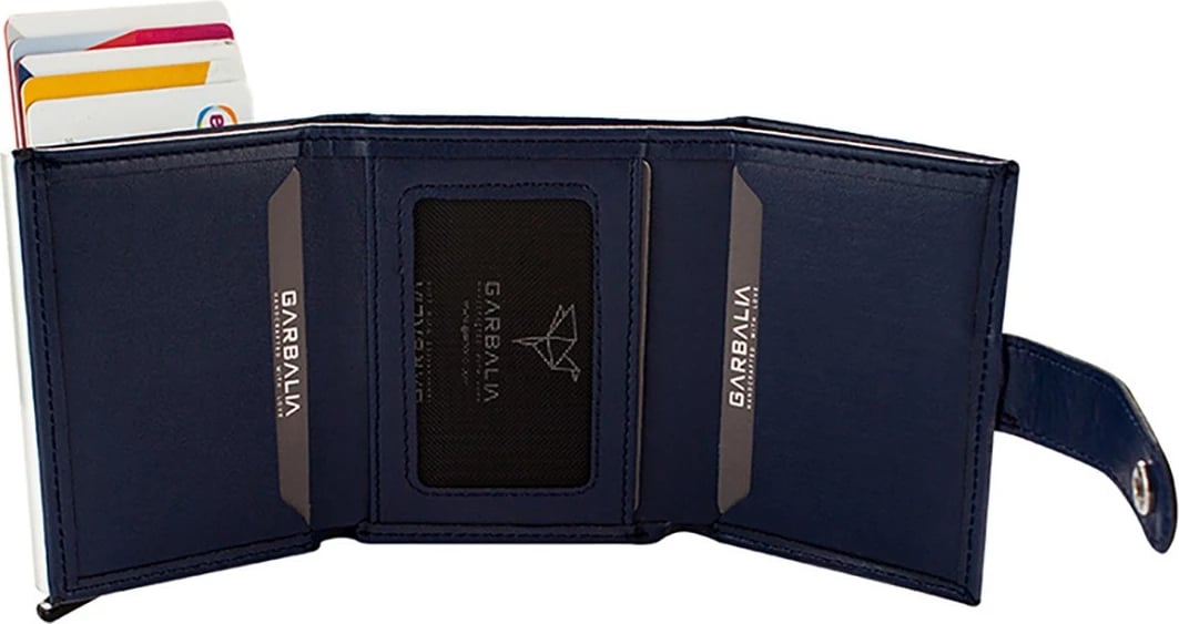 Portofol për burra, ngjyrë kaltër e errët, Zoozie Bags