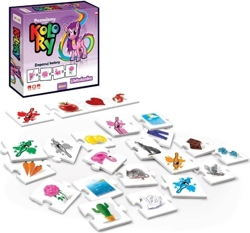 Puzzle edukativ Jawa Getting to Know Colors, 48 pjesë