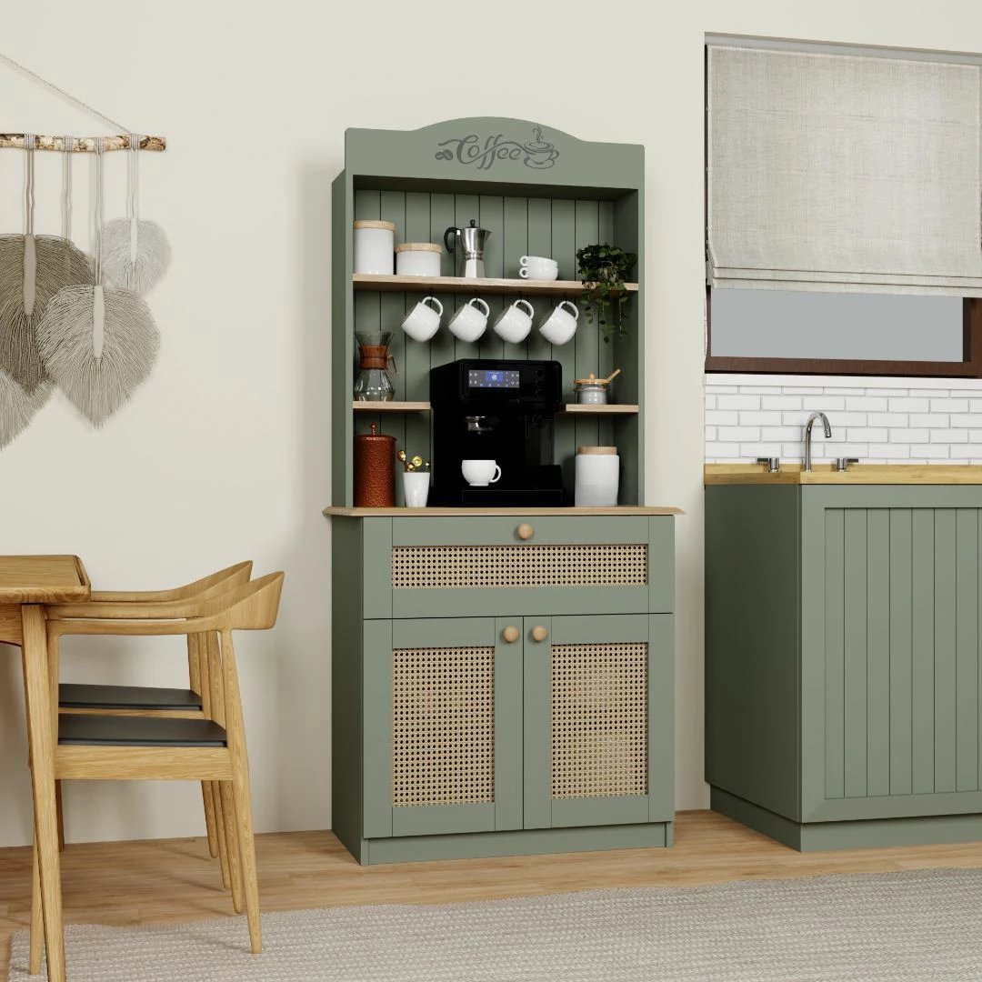 Stendë kafeje, ngjyrë e gjelbër, Skye Decor, Lucas 1600-129