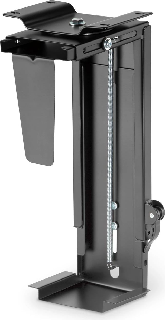 Mbajtëse universale kasë Digitus, për montim në tavolinë, easy-locking, e zezë