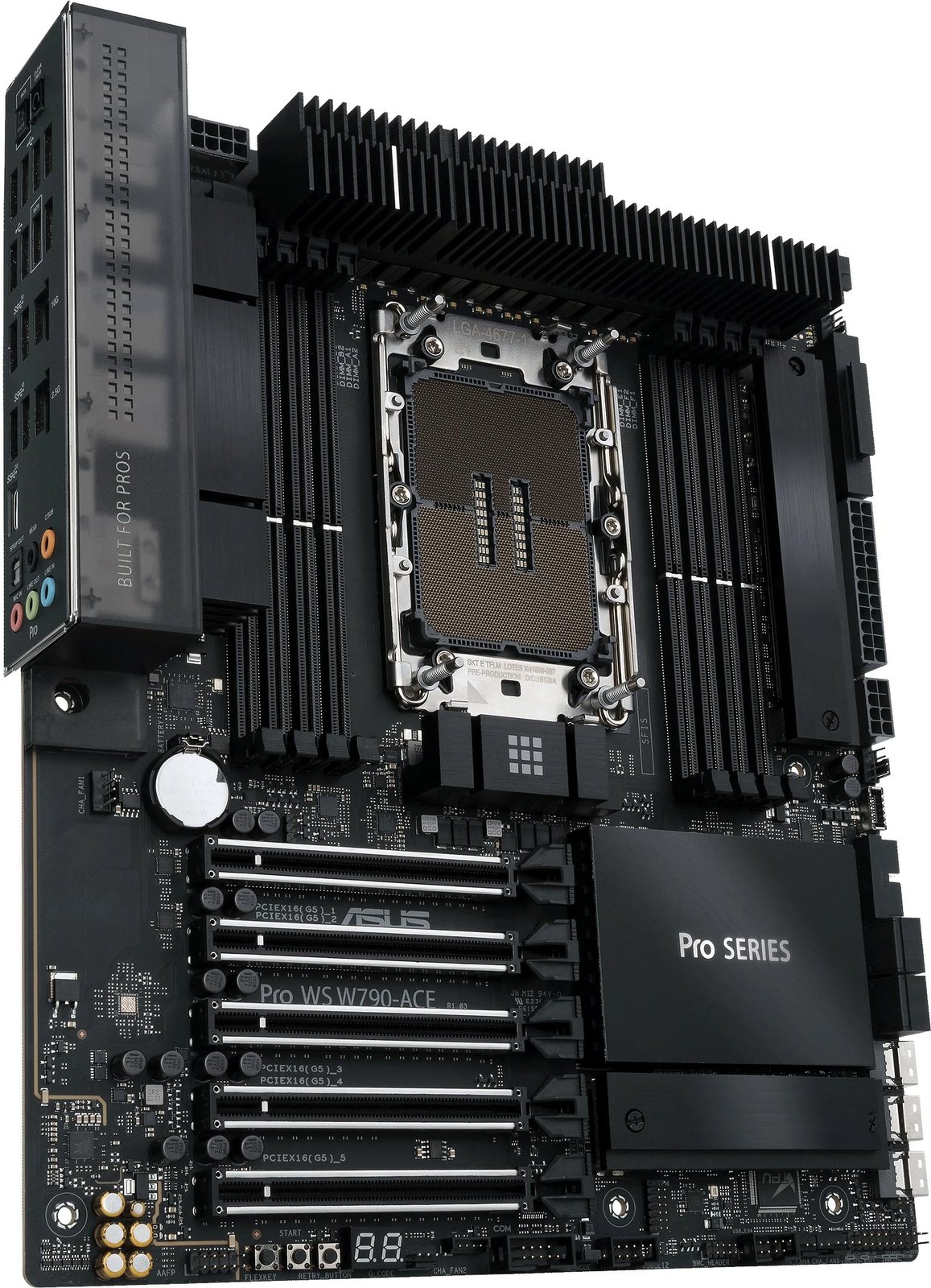 Pllakë amë ASUS PRO WS W790-ACE, Intel Xeon W, DDR5-SDRAM, 2.05 TB