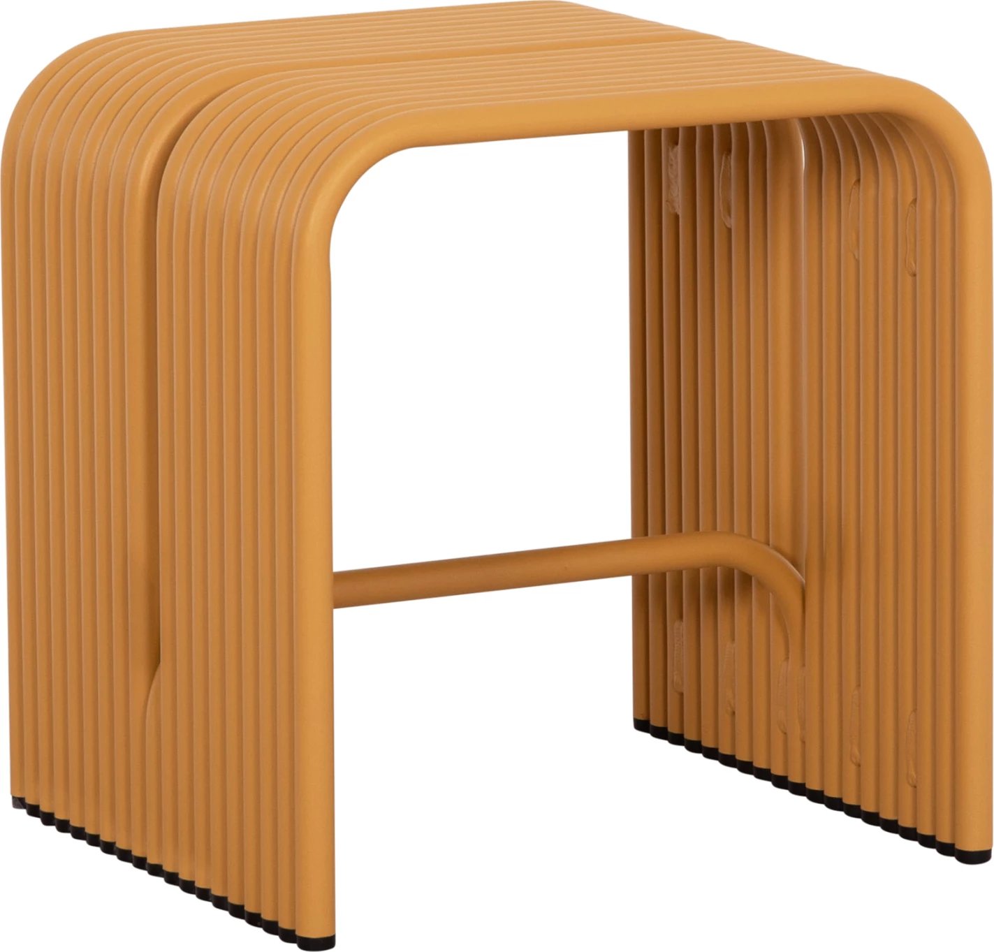 Karrige e ulët INTREPID, alumin, ngjyrë mustardë, 40x38x42.5cm