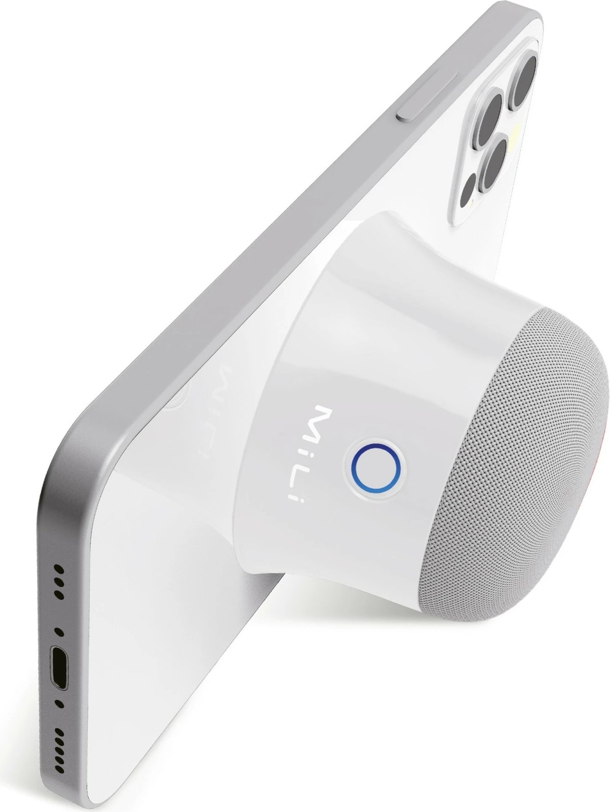 Altoparlant portativ Ultron Mag Soundmate, Bluetooth, 420mAh, 3W, bardhë