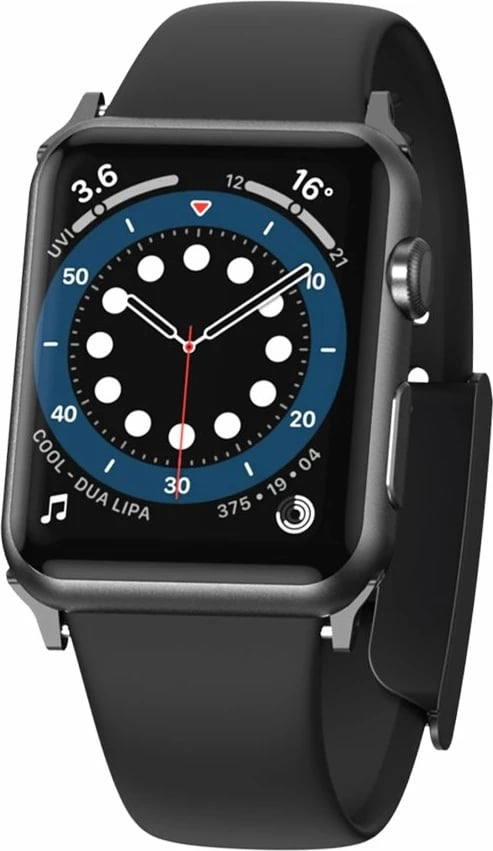 Rrip Baseus për Apple Watch Series 3/4/5/6/SE 38mm/40mm, i zi