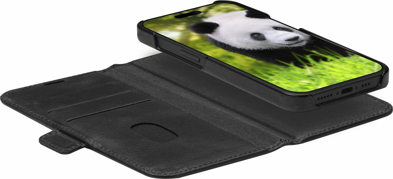 Mbështjellës dbramante1928 LYNGE për iPhone 16E, e zezë