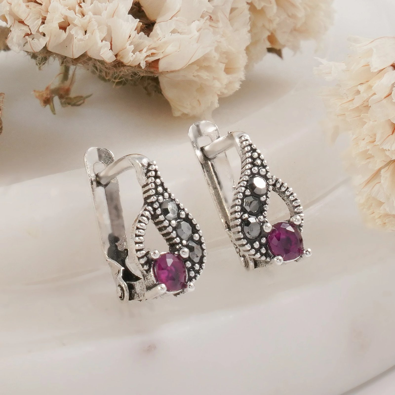 Vathë argjendi, ngjyrë e kuqe, Jumeon, 11239KIRMIZI