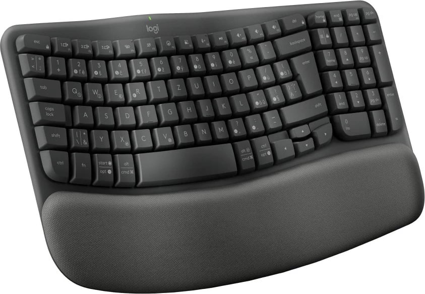 Tastierë Logitech Wave Keys, full-size, wireless, QWERTZ, grafit