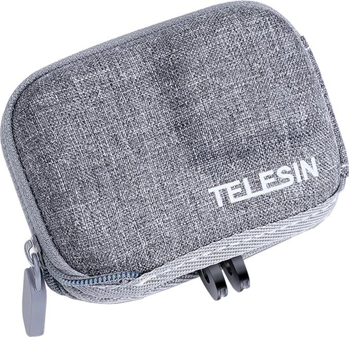 Çantë mbrojtëse, Telesin, GP-CPB-902, për GoPro Hero 9/10/11/12, IP54, 65x90x50mm, gri