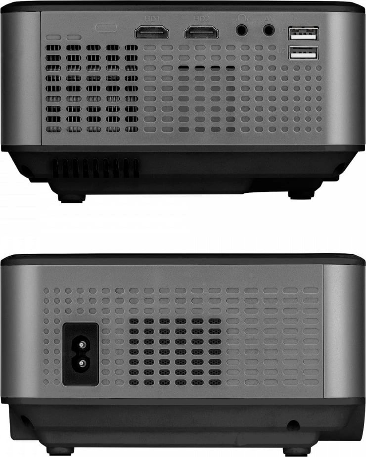 Projektor LED Kruger & Matz KM0371-FHD, Full HD 1080p, Grafit