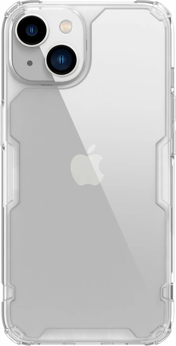 Mbështjellës Nillkin Nature Pro për iPhone 14 Plus, transparent, bardhë